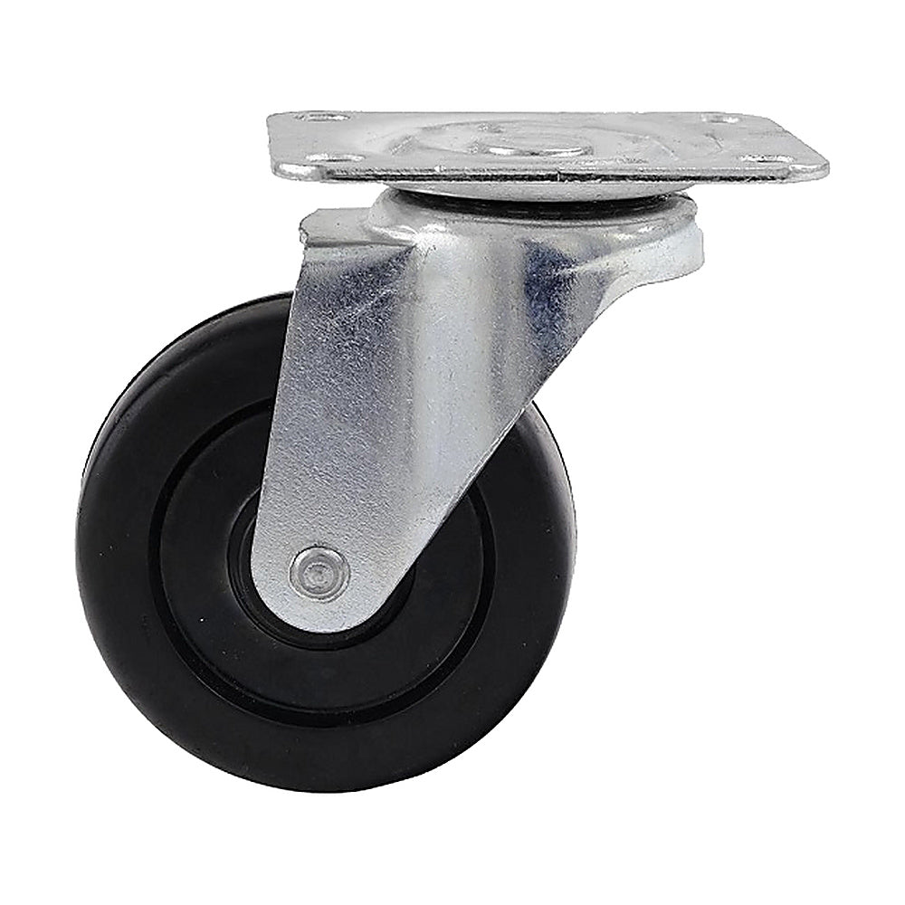 Truwerx TW86205 2-1/2 Inch Rubber Swivel Caster Wheel