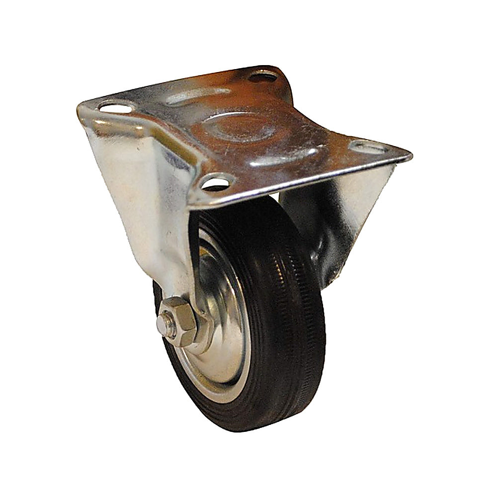 Truwerx TW86207 3 Inch Rubber Fixed Caster Wheel