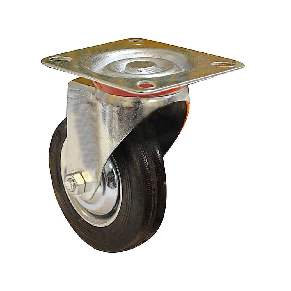 Truwerx TW86208 3 Inch Rubber Swivel Caster Wheel